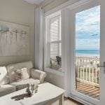30a beach rentals seagrove beach, private beach front for couples and families to walk to seaside
