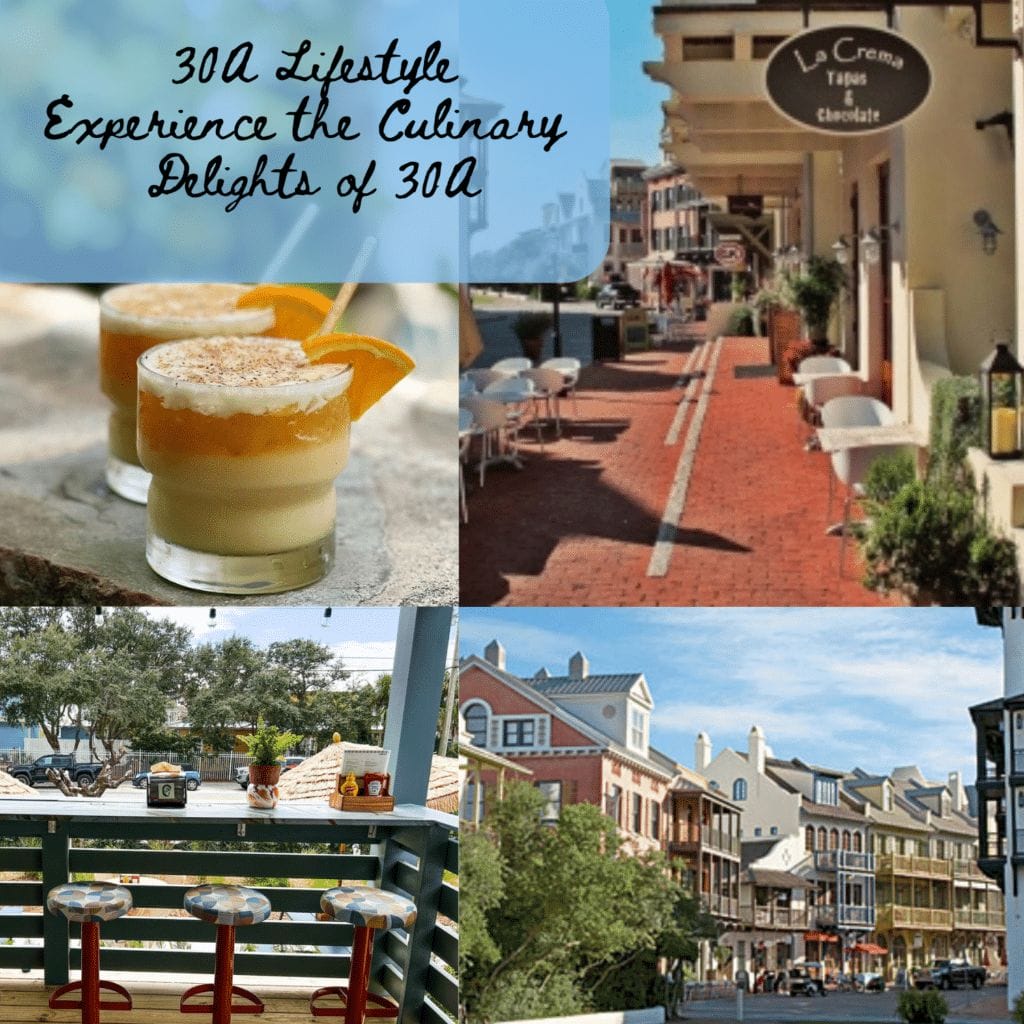 uniting all 30a Gourmet Night foodies, 30a lifestyle dining options, le crema of rosemary beach, george's of alys beach, 30a beach rentals and property