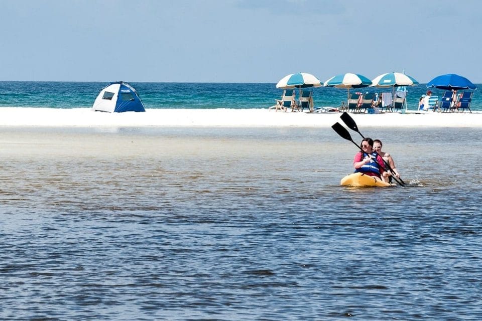 seagrove beach florida eastern lake road, eastern dune lake kayaking guests